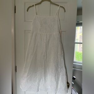 Nanette Lepore white midi dress size 2